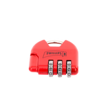 Candado de Combinación Ajustable No Requiere Llave Color Rojo MX2325 - SILYMX