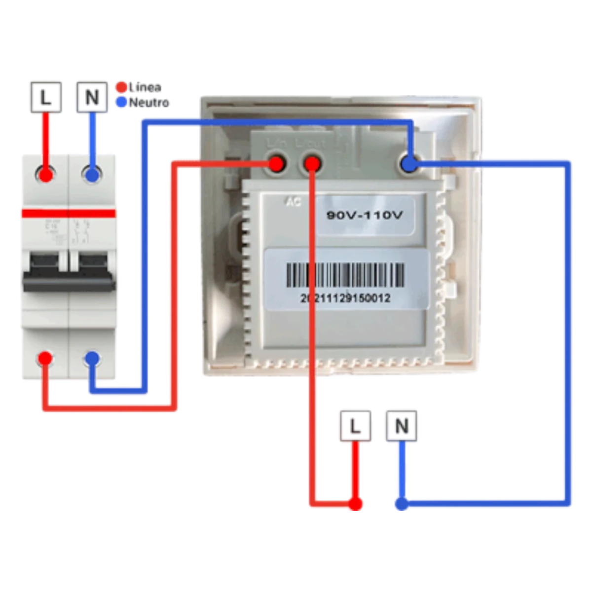 Accesorios Control de Accesos y AsistenciaZKTECOEnergy Saving Switch - MFMódulo Ahorro de Energía MIFARE 110V Control por Tarjeta RFID ZKTECO Energy Saving Switch - MF - SILYMX
