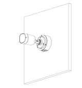 Camara Bullet Dahua de 2 Megapixeles 1080p Lente de 2.8 mm 100 Grados de Apertura IR de 20 Metros IP67 CVI/TVI/AHD y CVBS DH-HAC-B1A21N - SILYMX