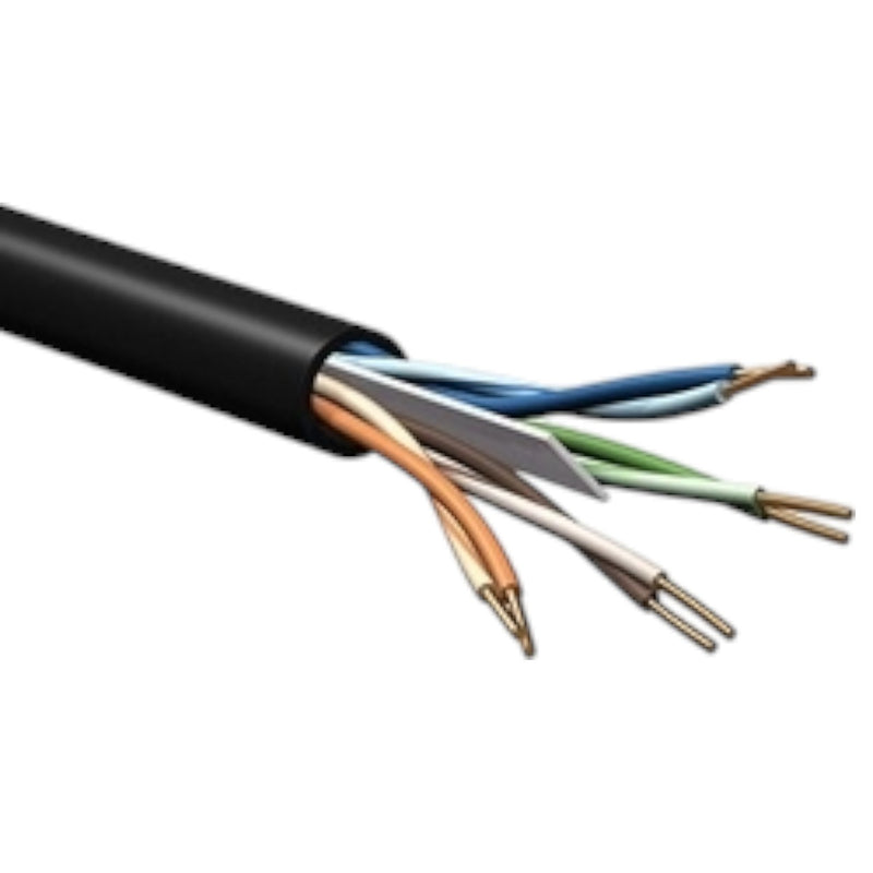 Bobina de Cable Belden Cat6 4 Pares 305 Metros Negro 7940A 0101000 - SILYMX