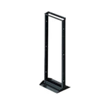 Rack Vertical Rack De 2 Postes De 28ur Capacidad De Carga De 400kg Ur Marcadas Preparado Para Anclaje En Piso O Techo Postes Para Tornillo 12-24 5/8 - SILYMX