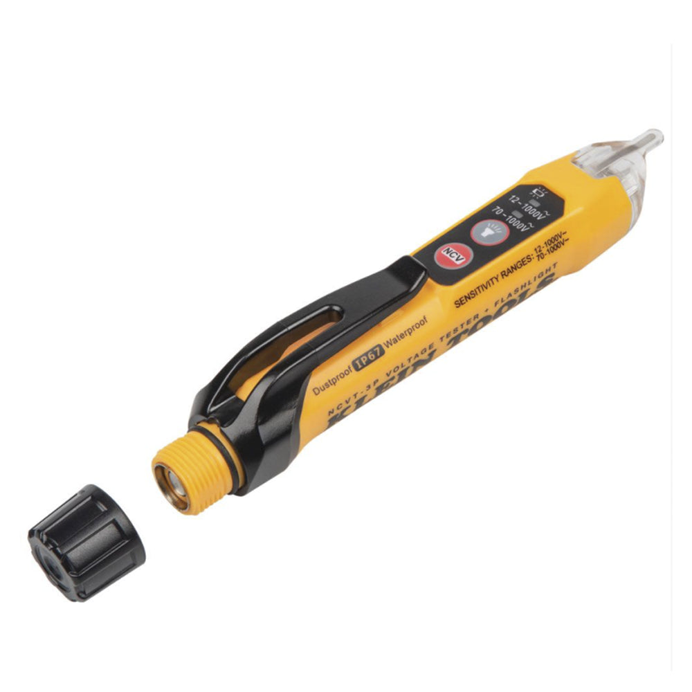 Detector de Voltaje sin contacto de doble rango, de 12 - 1000 V CA con linterna NCVT3P - SILYMX