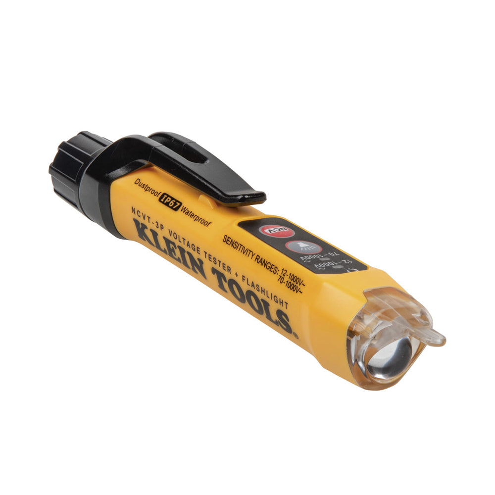 Detector de Voltaje sin contacto de doble rango, de 12 - 1000 V CA con linterna NCVT3P - SILYMX