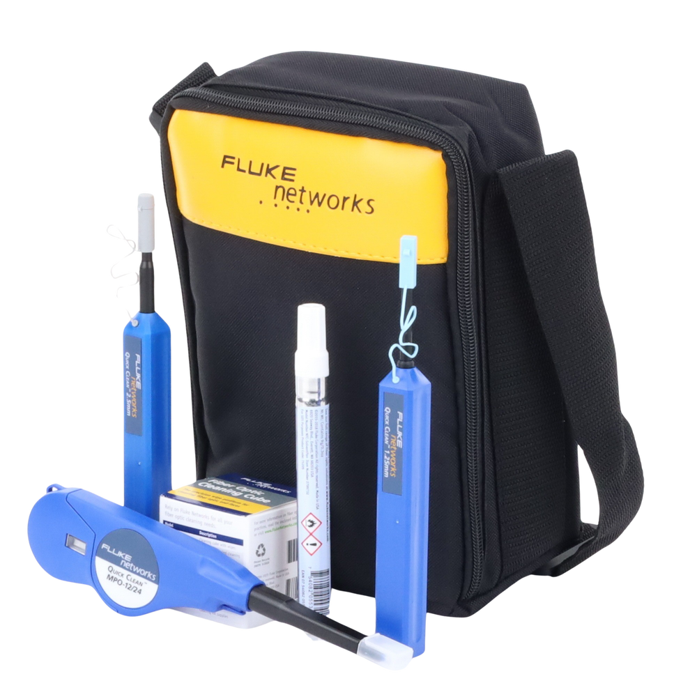 Kit Avanzado de Limpieza de Fibra Óptica, Para 2150 Procesos de Limpieza NFC-KIT-CASE-E - SILYMX