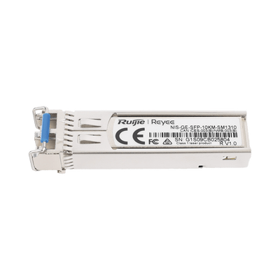 RUIJIENIS-GE-SFP-10KM-SM1310Transceptor Industrial LC Monomodo SFP 1G, hasta 10 Kilómetros, Longitud de Onda 1310 nm, soporta Temperaturas de - 40° a 85° C - SILYMX