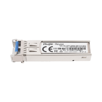 RUIJIENIS-GE-SFP-20KM-SM1310-BIDITransceptor Industrial BIDI Monomodo SFP 1G (Lado A), hasta 20 Kilómetros, TX 1310 / RX 1550, soporta Temperaturas de - 40° a 85° C - SILYMX