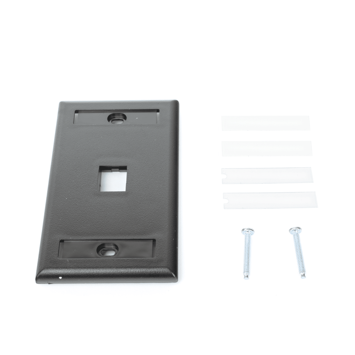 FaceplatesPANDUITNK1FBLPlaca de Pared Vertical 1 Puerto Keystone Negra | Panduit NK1FBL - SILYMX