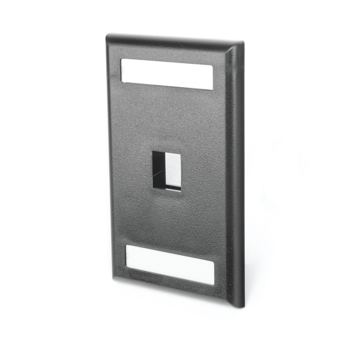 FaceplatesPANDUITNK1FBLPlaca de Pared Vertical 1 Puerto Keystone Negra | Panduit NK1FBL - SILYMX