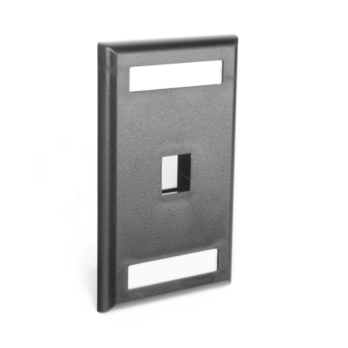 FaceplatesPANDUITNK1FBLPlaca de Pared Vertical 1 Puerto Keystone Negra | Panduit NK1FBL - SILYMX