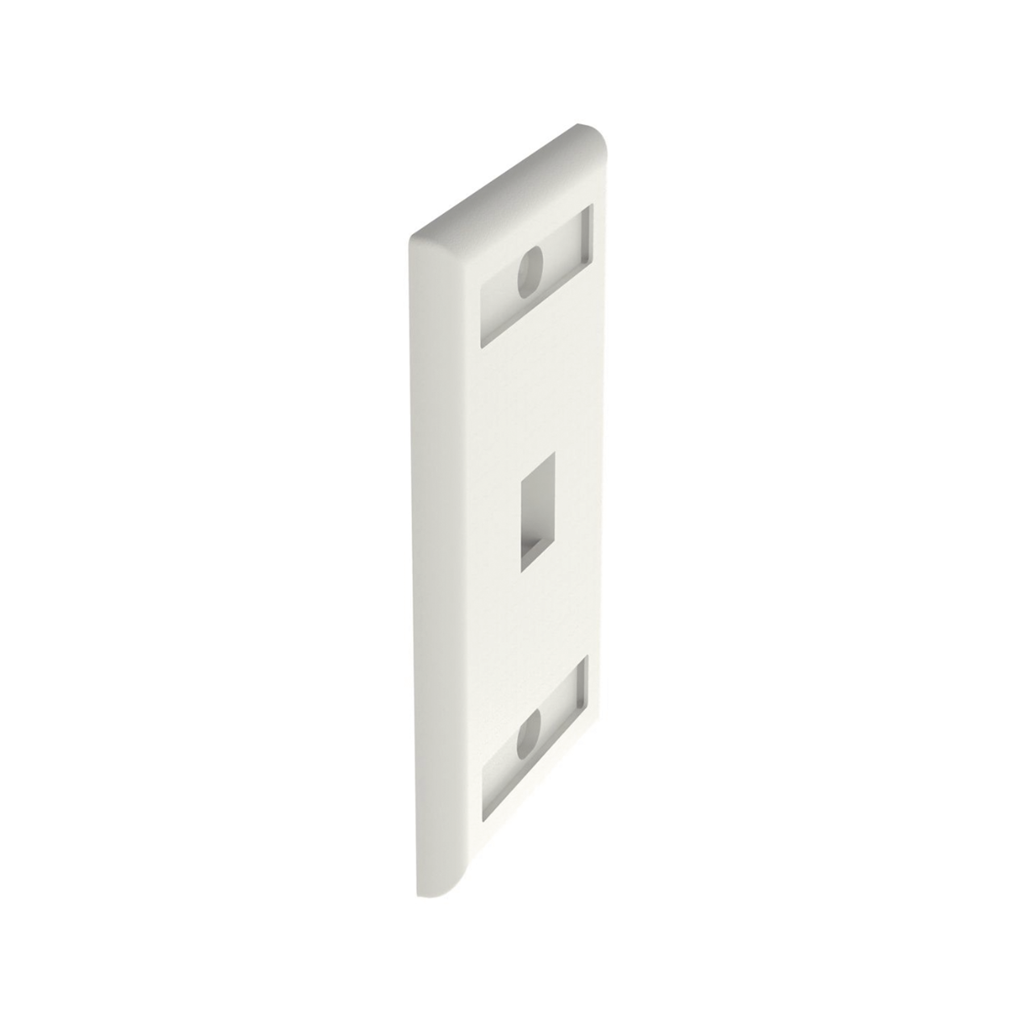 Placa de Pared Vertical 1 Puerto Keystone con Etiqueta Color Blanco – Panduit NK1FWHY - SILYMX
