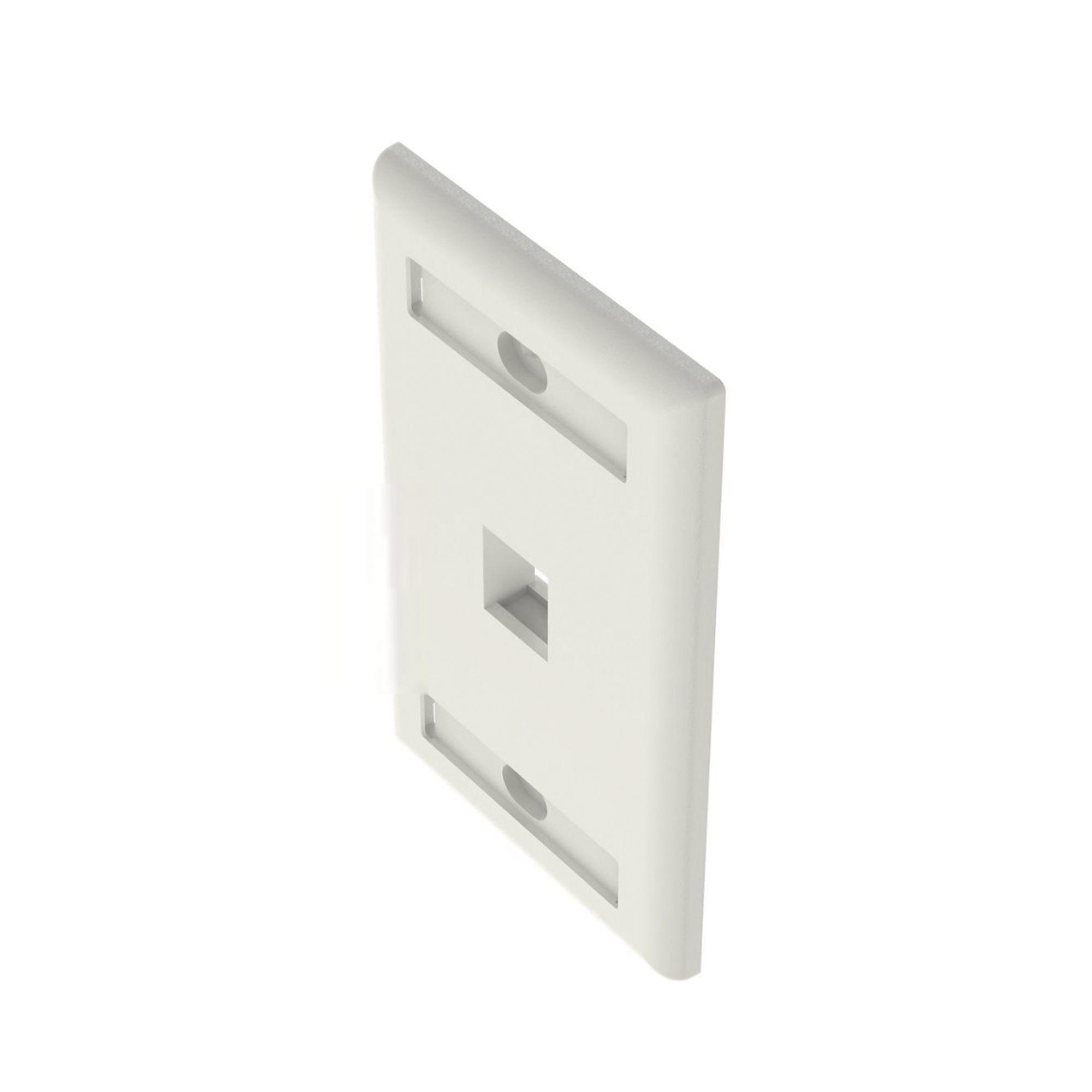 Placa de Pared Vertical 1 Puerto Keystone con Etiqueta Color Blanco – Panduit NK1FWHY - SILYMX