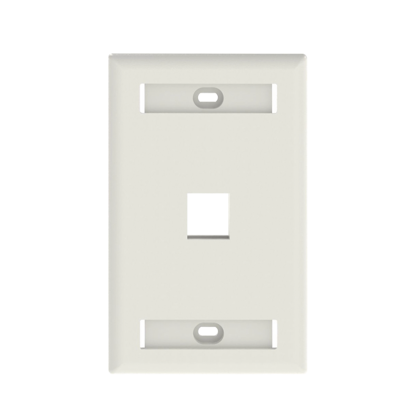 Placa de Pared Vertical 1 Puerto Keystone con Etiqueta Color Blanco – Panduit NK1FWHY - SILYMX