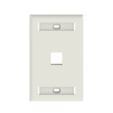 Placa de Pared Vertical 1 Puerto Keystone con Etiqueta Color Blanco – Panduit NK1FWHY - SILYMX