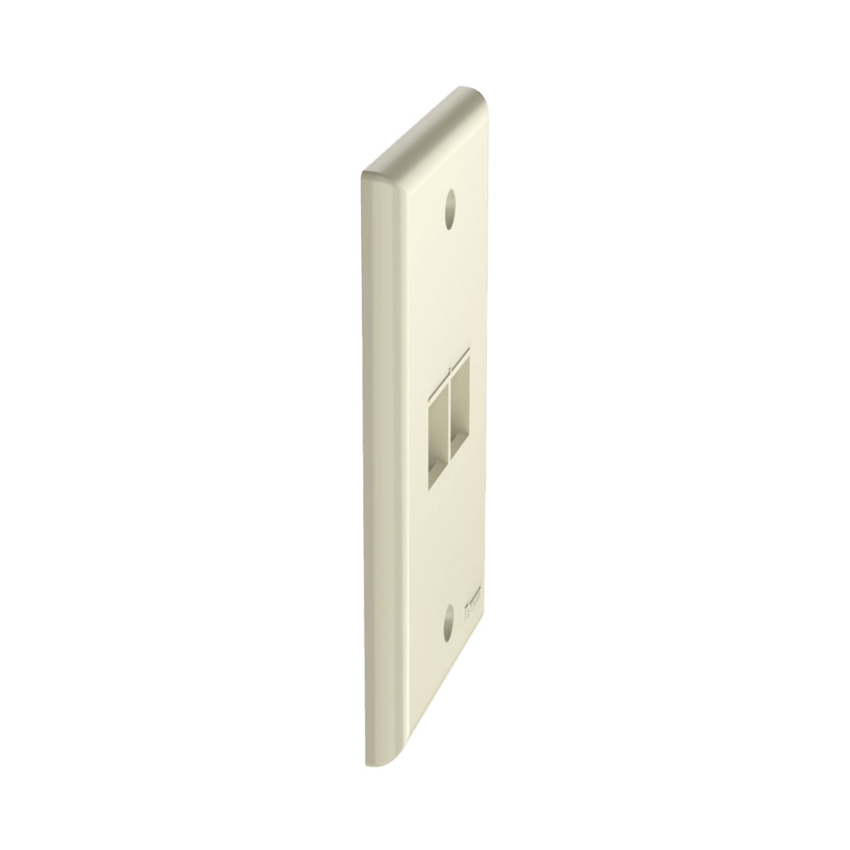 FacePlatesPANDUITNK2FNEIPlaca de Pared Vertical 2 Puertos Keystone Color Marfil | Panduit NK2FNEI - SILYMX