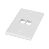 Placa de Pared Vertical Panduit Salida Para 2 Puertos Keystone Color Blanco NK2FNWH - SILYMX