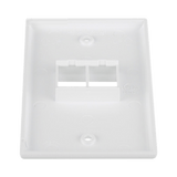 Placa de Pared Vertical Panduit Salida Para 2 Puertos Keystone Color Blanco NK2FNWH - SILYMX