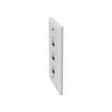 FacePlatesPANDUITNK3FNWHPlaca de Pared Vertical 3 Puertos Keystone Blanca | Panduit NK3FNWH - SILYMX