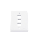 FacePlatesPANDUITNK3FNWHPlaca de Pared Vertical 3 Puertos Keystone Blanca | Panduit NK3FNWH - SILYMX