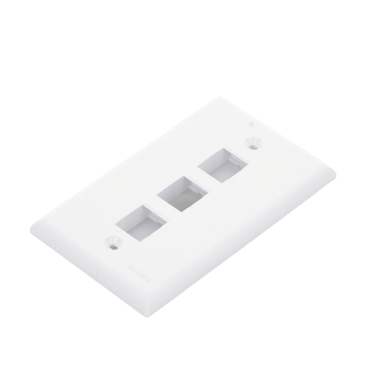 FacePlatesPANDUITNK3FNWHPlaca de Pared Vertical 3 Puertos Keystone Blanca | Panduit NK3FNWH - SILYMX