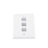 FacePlatesPANDUITNK3FNWHPlaca de Pared Vertical 3 Puertos Keystone Blanca | Panduit NK3FNWH - SILYMX
