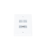 FacePlatesPANDUITNK4FNWHPlaca de Pared Vertical 4 Puertos Keystone Blanca | Panduit NK4FNWH - SILYMX
