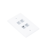 FacePlatesPANDUITNK4FNWHPlaca de Pared Vertical 4 Puertos Keystone Blanca | Panduit NK4FNWH - SILYMX