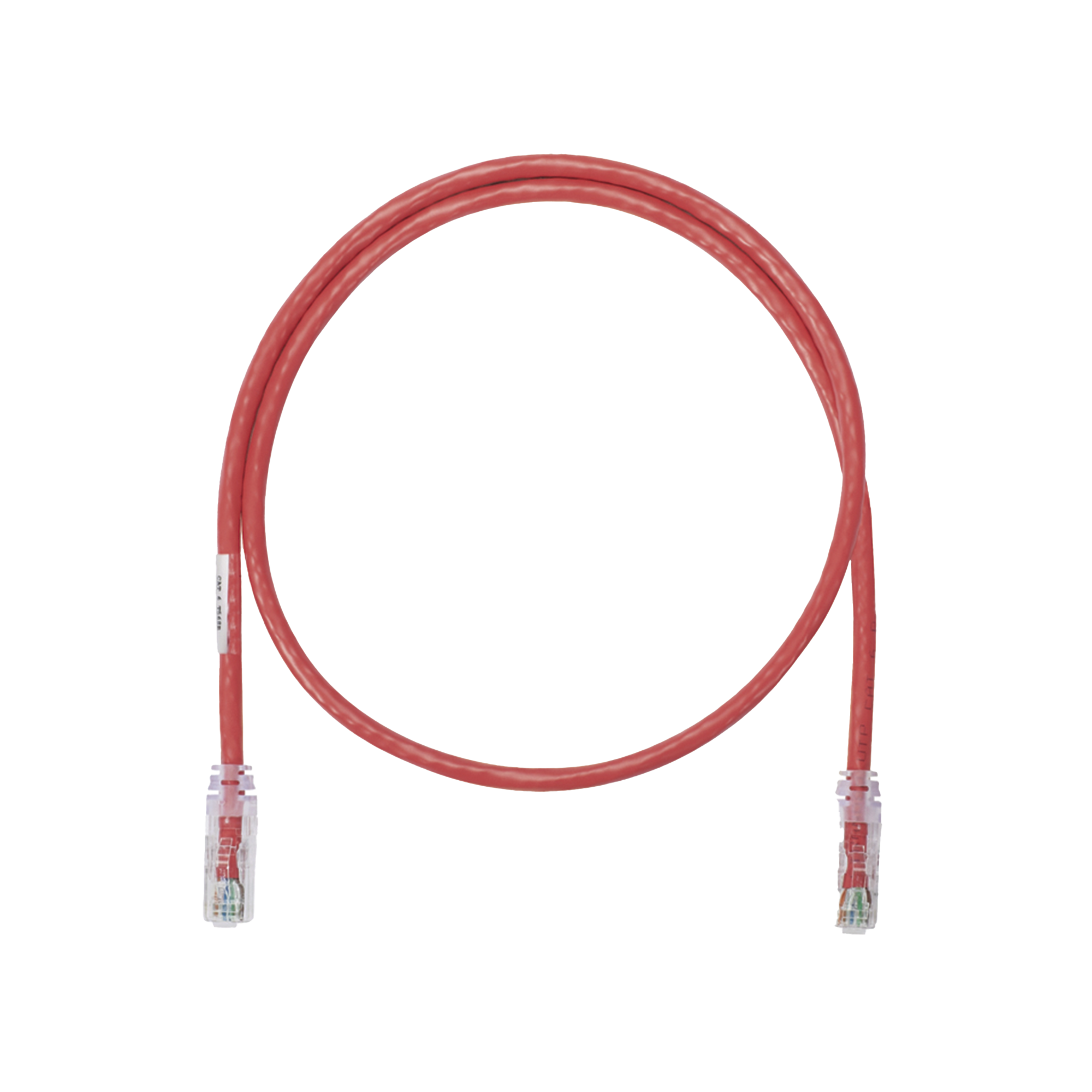 Cable de Parcheo PANDUIT Cat6 UTP · 1 ft (30.48 cm) · Rojo · RJ45 · 24 AWG NK6PC1RDY - SILYMX