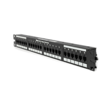 Patch Panel Panduit Categoria 6 de 24 puertos de impacto 110 Plano 1Ur NK6PPG24Y - SILYMX