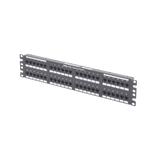 Panel de Parcheo Patch Panel Panduit de Impacto 110 Plano Categoría 6 Cat6 de 48 Puertos 2UR Totalmente cargado NK6PPG48Y - SILYMX