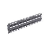 Panel de Parcheo Patch Panel Panduit de Impacto 110 Plano Categoría 6 Cat6 de 48 Puertos 2UR Totalmente cargado NK6PPG48Y - SILYMX