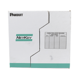 Bobina de Cable UTP Cat 6 Panduit NetKey Reelex 305 m | Cobre 24 AWG | Azul | 1000 Mbps