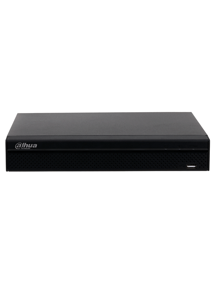 NVR Dahua de 8 MP 4k 8 canales IP 8 puertos PoE H.265+ 1 Bahía para disco duro cámaras WizSense HDMI 4K & VGA DHI-NVR4108HS-8P-4KS3