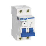 Pastilla Termomagnética CHINT NXB632PC16 | Interruptor Automático 2 Polos 16A | Riel DIN | 6kA | 110-415VCA