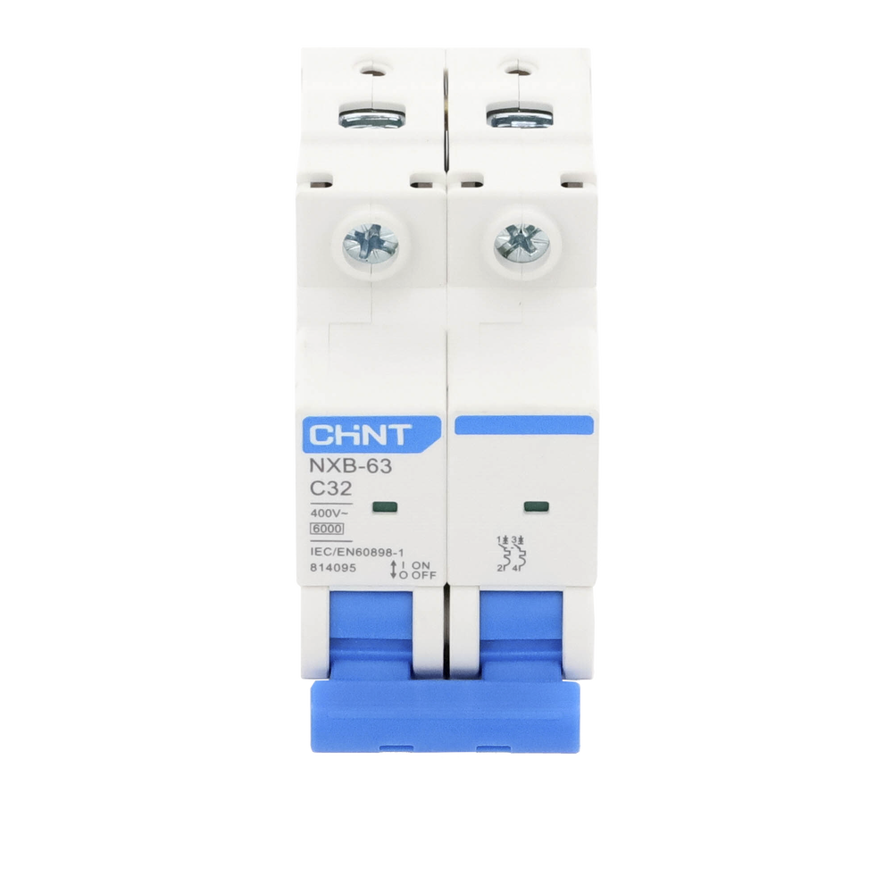 Pastilla CHINT NXB632PC32 – 32A, 2 Polos, 110/415VCA, Protección Térmica y Magnética