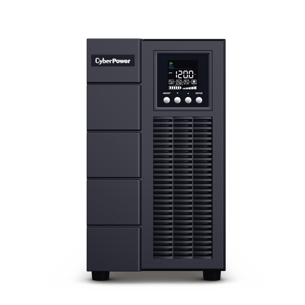 UPS CYBERPOWER de 3000 VA 2700 W Online Doble Conversión Entrada 120 Vca NEMA L5-30P Onda Senoidal Pura Tipo Torre OLS3000A - SILYMX