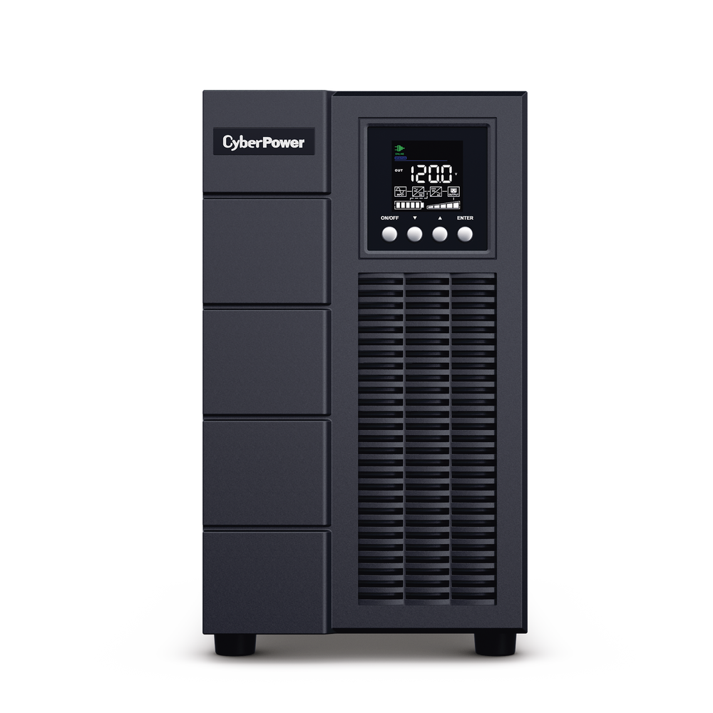 UPS CYBERPOWER de 3000 VA 2700 W Online Doble Conversión Entrada 120 Vca NEMA L5-30P Onda Senoidal Pura Tipo Torre OLS3000A