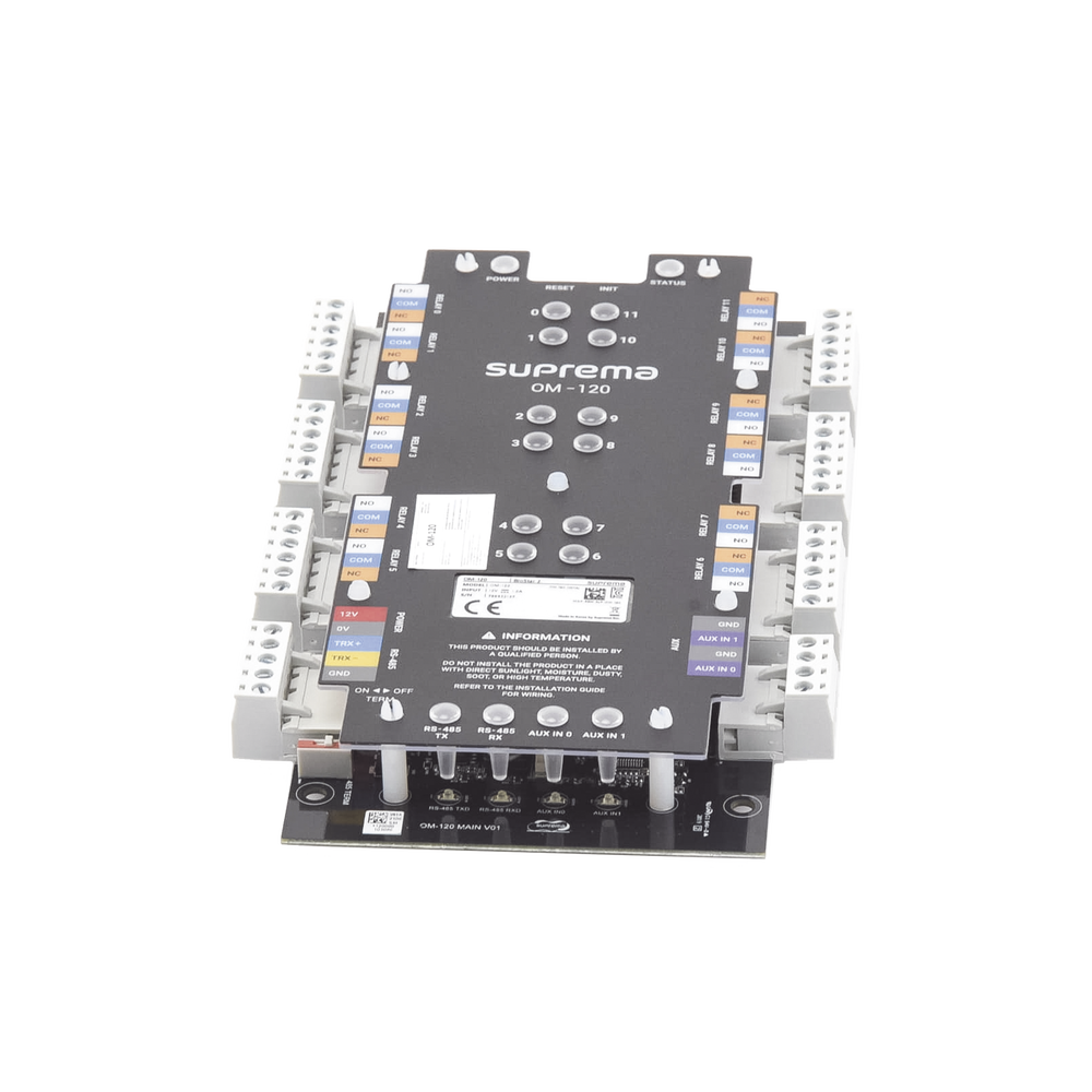 Módulo de Control 12 Relevadores de Salida con Función para Control de Elevadores OM120 - SILYMX