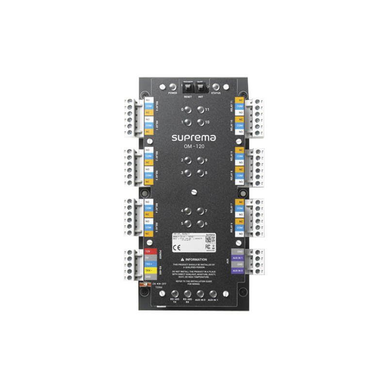 Módulo de Control 12 Relevadores de Salida con Función para Control de Elevadores OM120