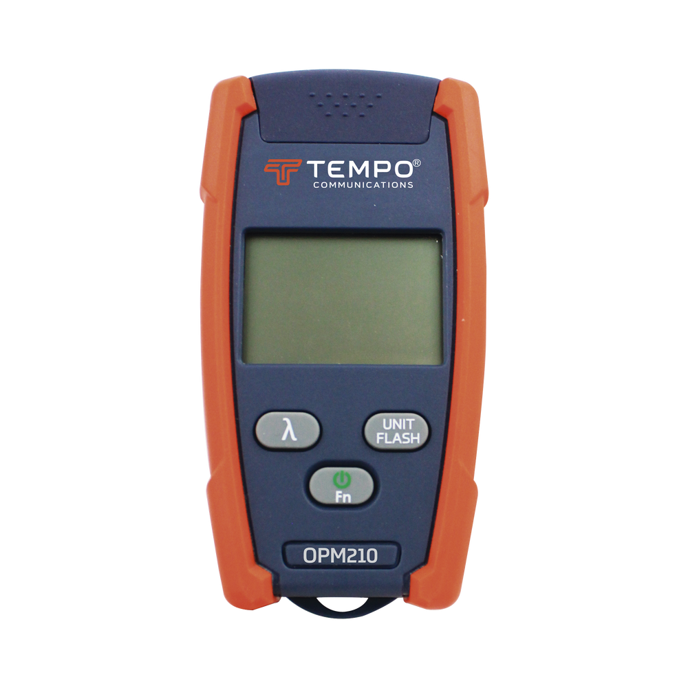 Medidor de Potencia Micro OPM para Fibra Óptica con Localizador Visual de Fallos VFL entrada universal de 2.5 mm para conectores SC ST y FC OPM-210 - SILYMX