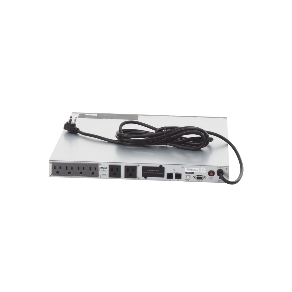 UPS de 1000 VA/600 W Topología Línea Interactiva Entrada 120 Vca NEMA 5-15P Tipo Rack 1 UR Con 6 Tomas NEMA 5-15R - SILYMX