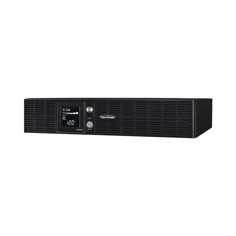 UPS de 1500 VA/900 W Topología Línea Interactiva Entrada 120 Vca NEMA 5-15P Torre o Rack 2 UR Con 8 Tomas NEMA 5-15R OR1500LCDRT2U - SILYMX