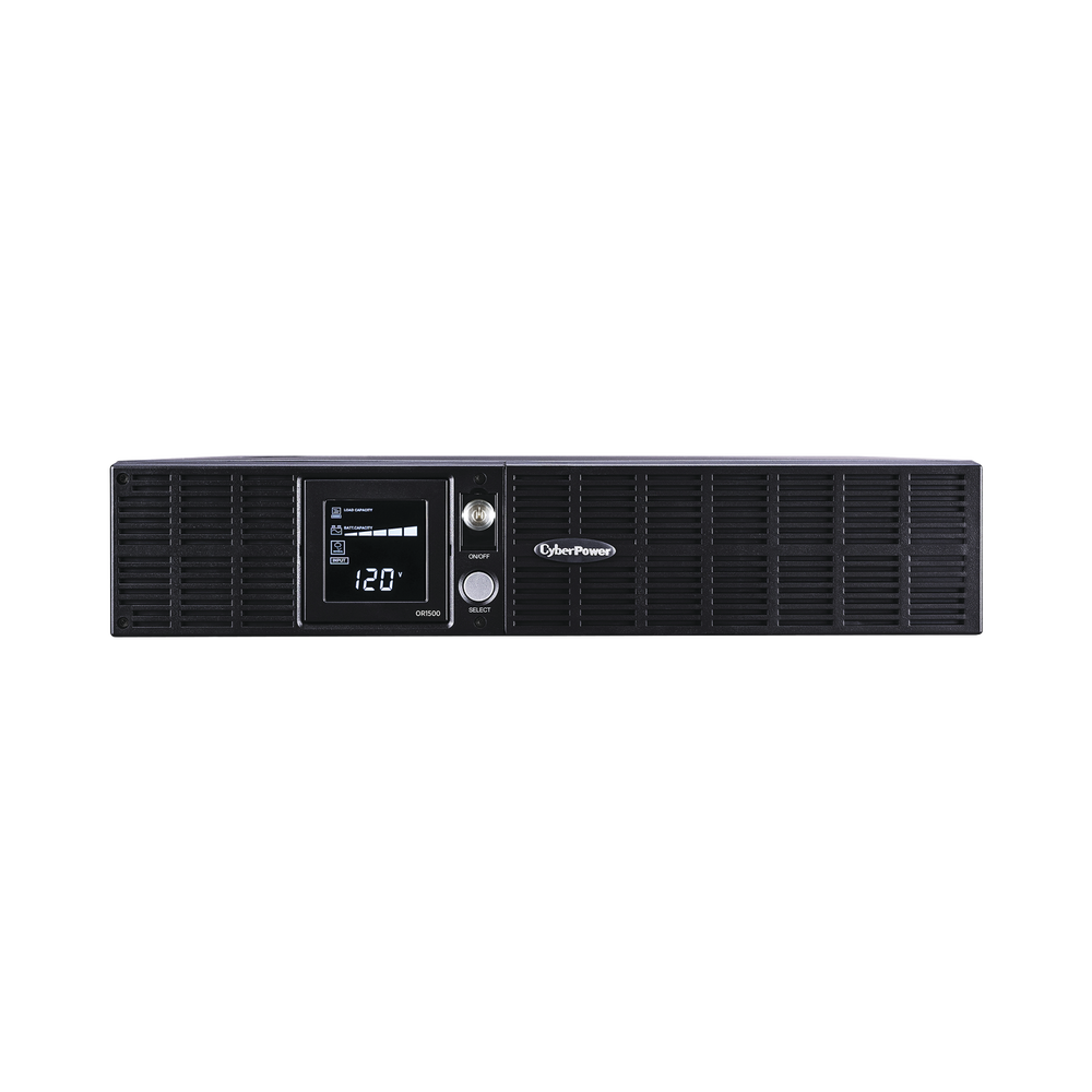 UPS de 1500 VA/900 W Topología Línea Interactiva Entrada 120 Vca NEMA 5-15P Torre o Rack 2 UR Con 8 Tomas NEMA 5-15R OR1500LCDRT2U - SILYMX