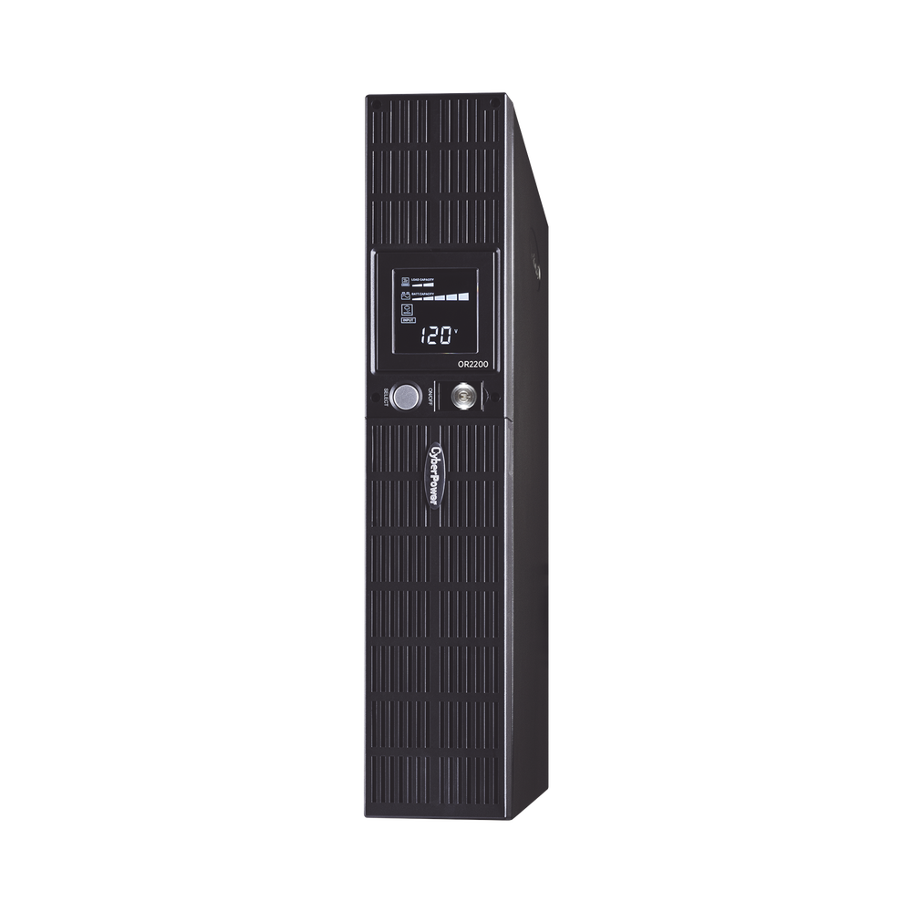 UPS CYBERPOWER de 2000 VA/1320 W Topología Línea Interactiva Entrada 120 Vca NEMA 5-20P Torre o Rack 2 UR Con 8 Tomas NEMA 5-20R OR2200LCDRT2U - SILYMX