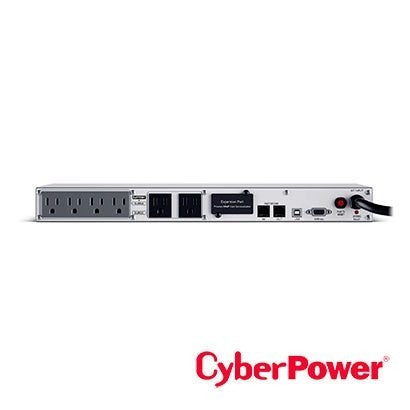 No Break Ups Tipo Rack 1u 500va/300w/lcd Inteligente/linea Interactiva/4 Contactos Con Respaldo-supresion De Picos/2 Contactos Con Supresion De Picos - SILYMX
