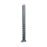 Organizador de cables vertical articulado, ideal para llevar los cables del piso a mesa o a la cubierta del escritorio de manera segura ORG-VERT - SILYMX
