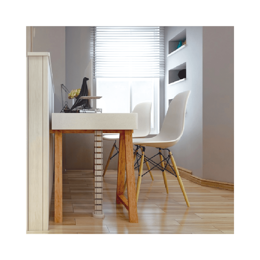 Organizador de cables vertical articulado, ideal para llevar los cables del piso a mesa o a la cubierta del escritorio de manera segura ORG-VERT - SILYMX