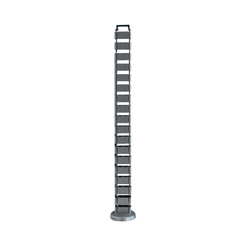 Organizador de cables vertical articulado, ideal para llevar los cables del piso a mesa o a la cubierta del escritorio de manera segura ORG-VERT - SILYMX