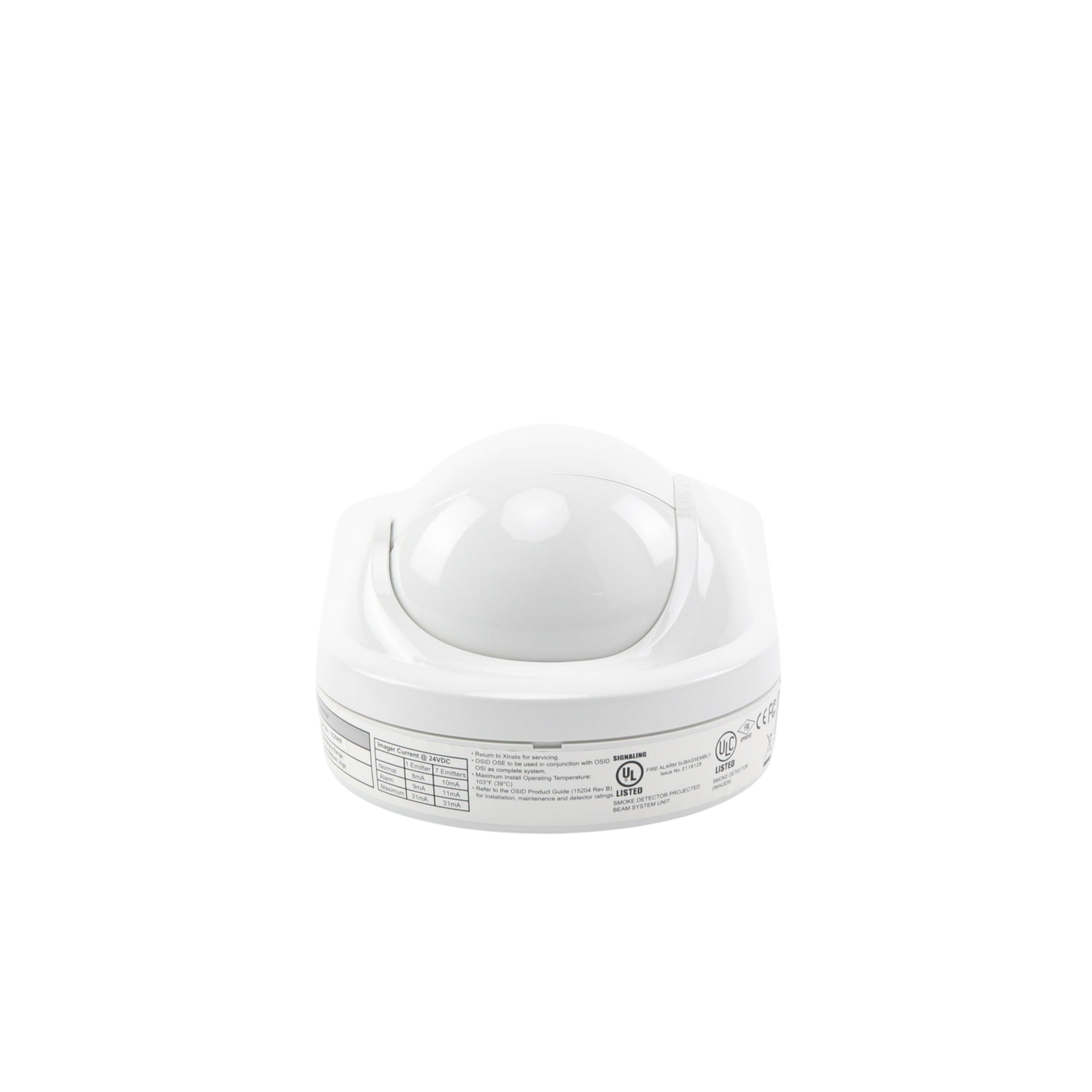 Receptor Óptico OSID XTRALIS OSI-90 | Detección Lineal de Humo con Campo de Visión 80° y Soporte Multienlace - SILYMX