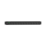 PDU TomacorrientesPANDUITP12B30MPDU Básico Horizontal 1UR 12 Contactos NEMA 5 - 20R 120V 20A | PANDUIT P12B30M - SILYMX