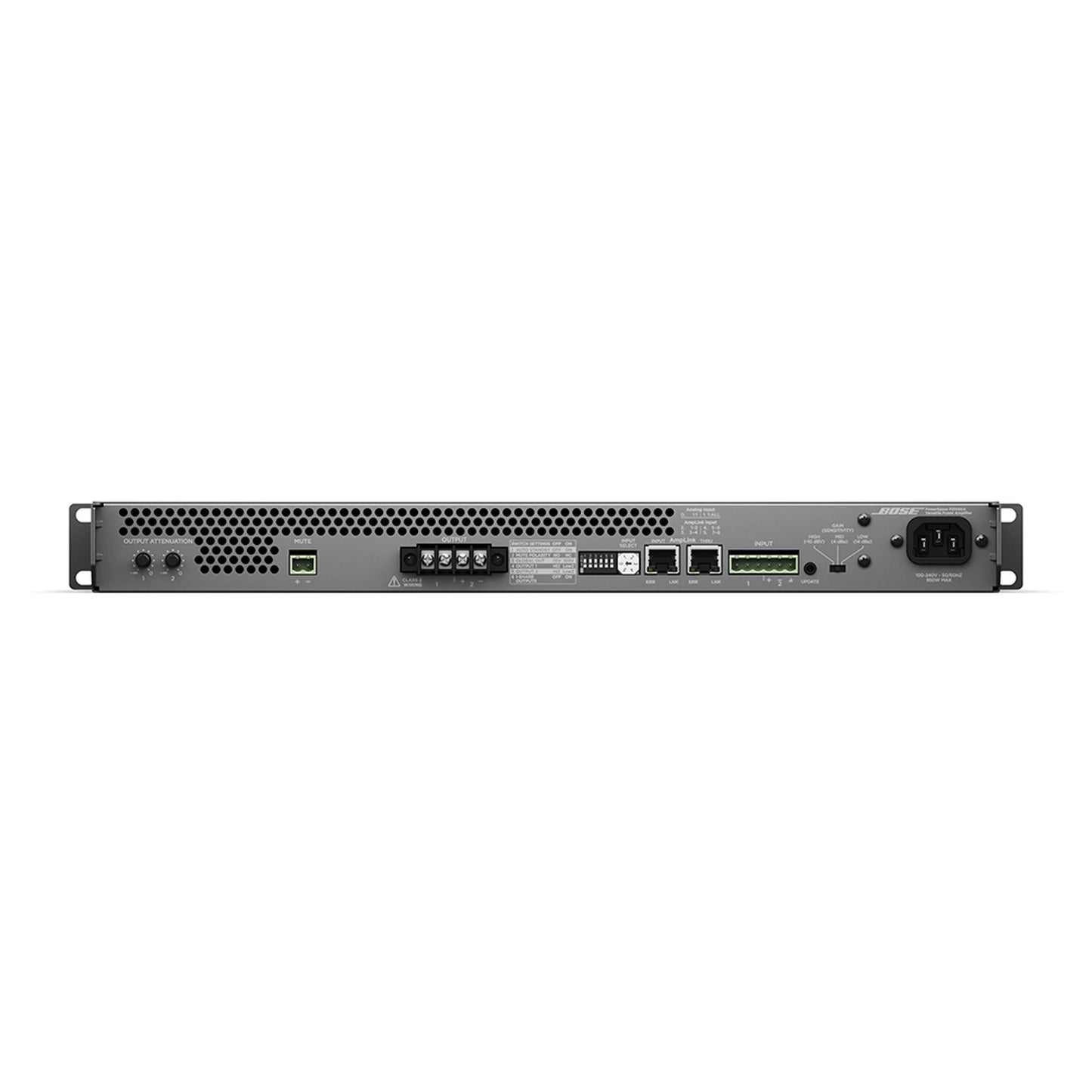 Amplificador 2 Canales 2x1000W Alta Baja Impedancia Amplink I-Share Bose Professional P21000A